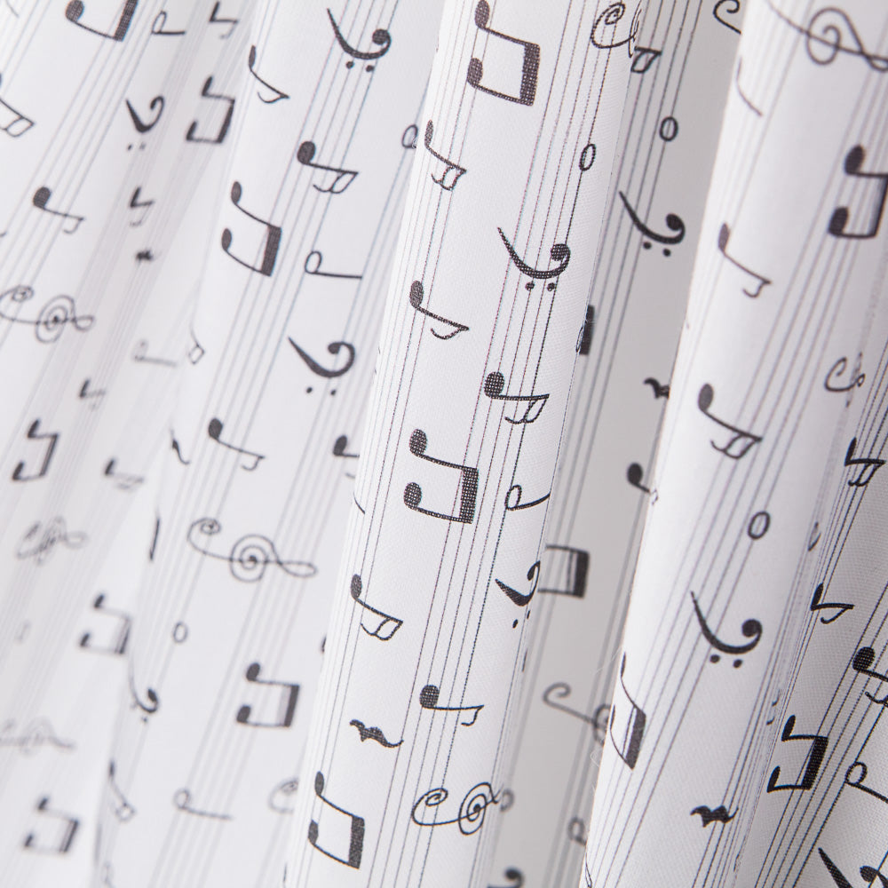 Retal Popelín Algodón Notas Musicales 90x140 cm - Ribes y Casals