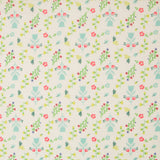 Algodón Popelín Ramos Verde - Ribes y Casals