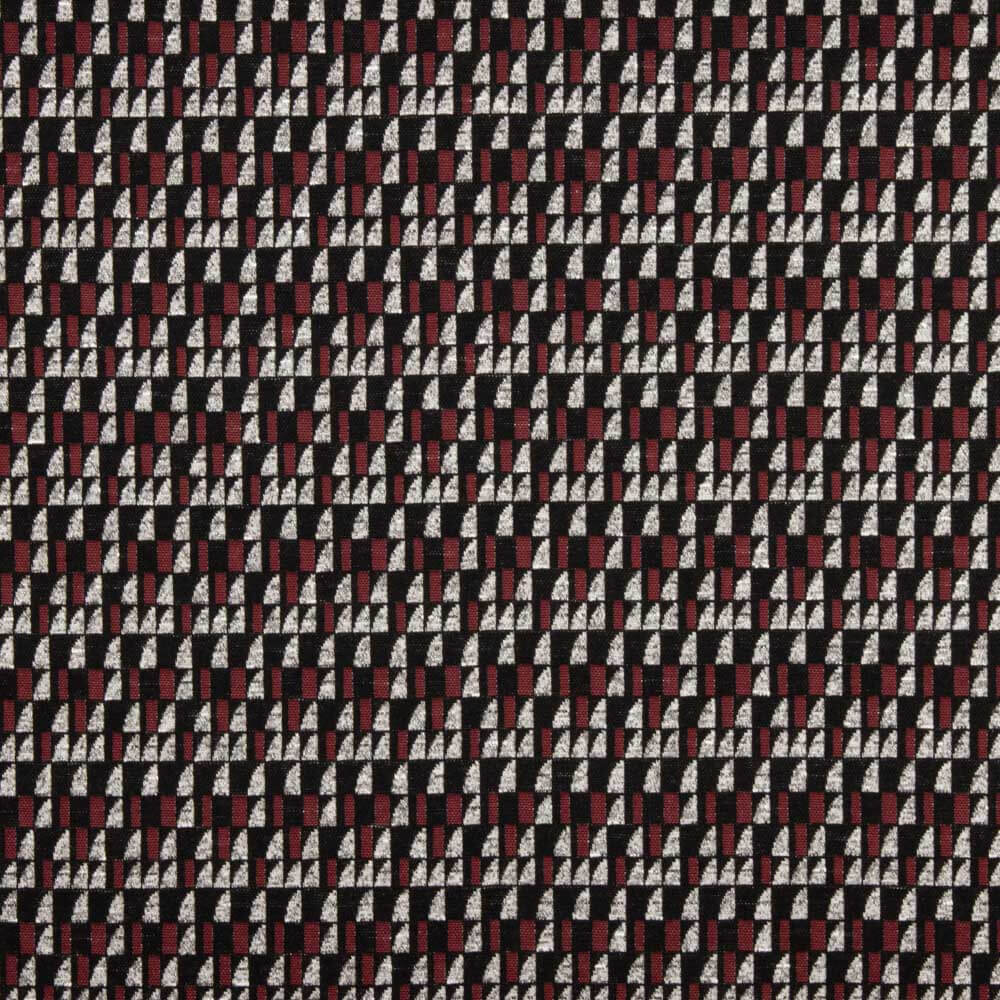 Punto Jersey Geométrico Granate - Ribes y Casals