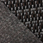 Punto Jersey Geométrico Marrón - Ribes y Casals