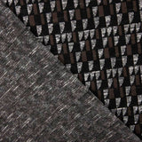 Punto Jersey Geométrico Marrón - Ribes y Casals