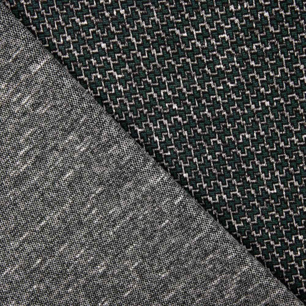 Punto Jersey Geométrico Mini Verde - Ribes y Casals