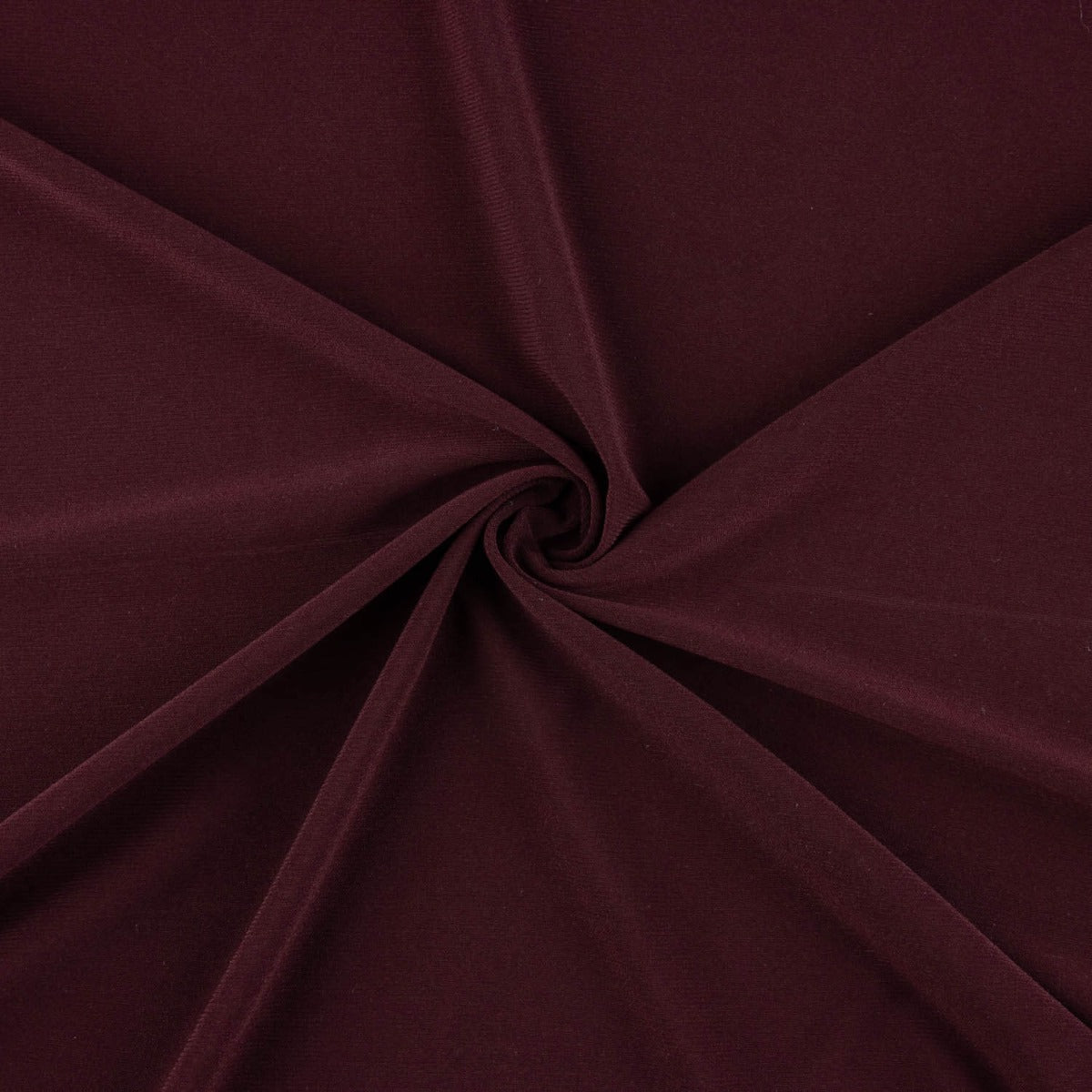 Tela Punto Poliéster Granate Oscuro - Ribes y Casals