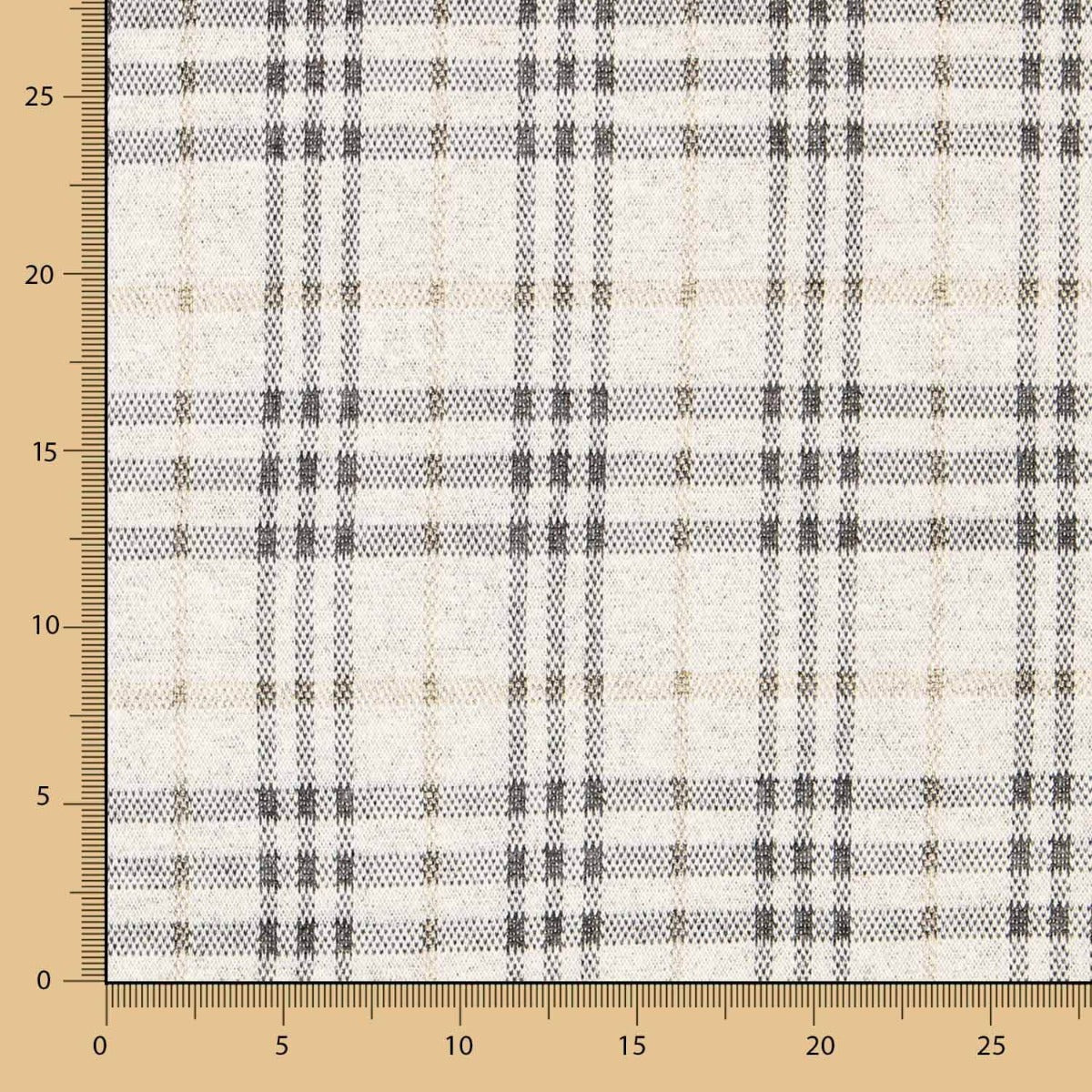 Tela Punto Tweed Cuadro Lurex - Ribes y Casals