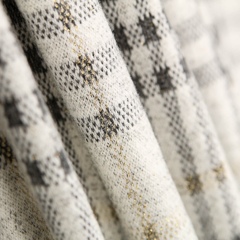 Tela Punto Tweed Cuadro Lurex - Ribes y Casals