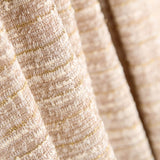 Tela Punto Tweed Listado Lurex Beige - Ribes y Casals