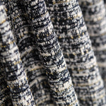 Tela Punto Tweed Listado Lurex Marino - Ribes y Casals