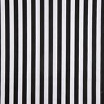 Popelín Hidrófugo Rayas Blanco Negro - Ribes y Casals