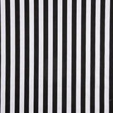 Popelín Hidrófugo Rayas Blanco Negro - Ribes y Casals