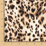 Satén Spandex Moteado Leopardo - Ribes y Casals