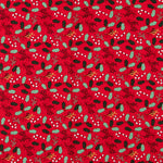 Algodón Navidad Bastón Caramelo Rojo - Ribes y Casals