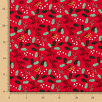 Algodón Navidad Bastón Caramelo Rojo - Ribes y Casals