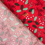 Algodón Navidad Bastón Caramelo Rojo - Ribes y Casals