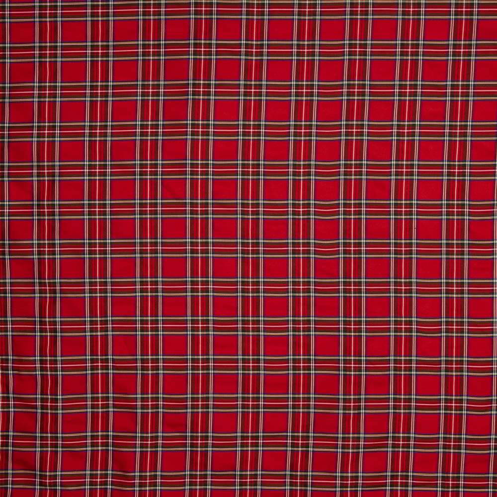 Tafeta Poliéster Tartan Rojo - Ribes y Casals
