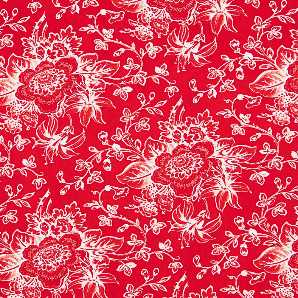 Patch Americano Floral Rojo - Ribes y Casals
