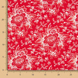 Patch Americano Floral Rojo - Ribes y Casals