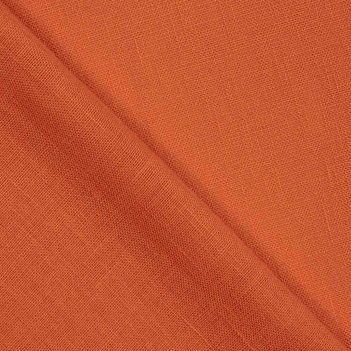 Tela Rústico Liso Rojo Anaranjado - Ribes y Casals