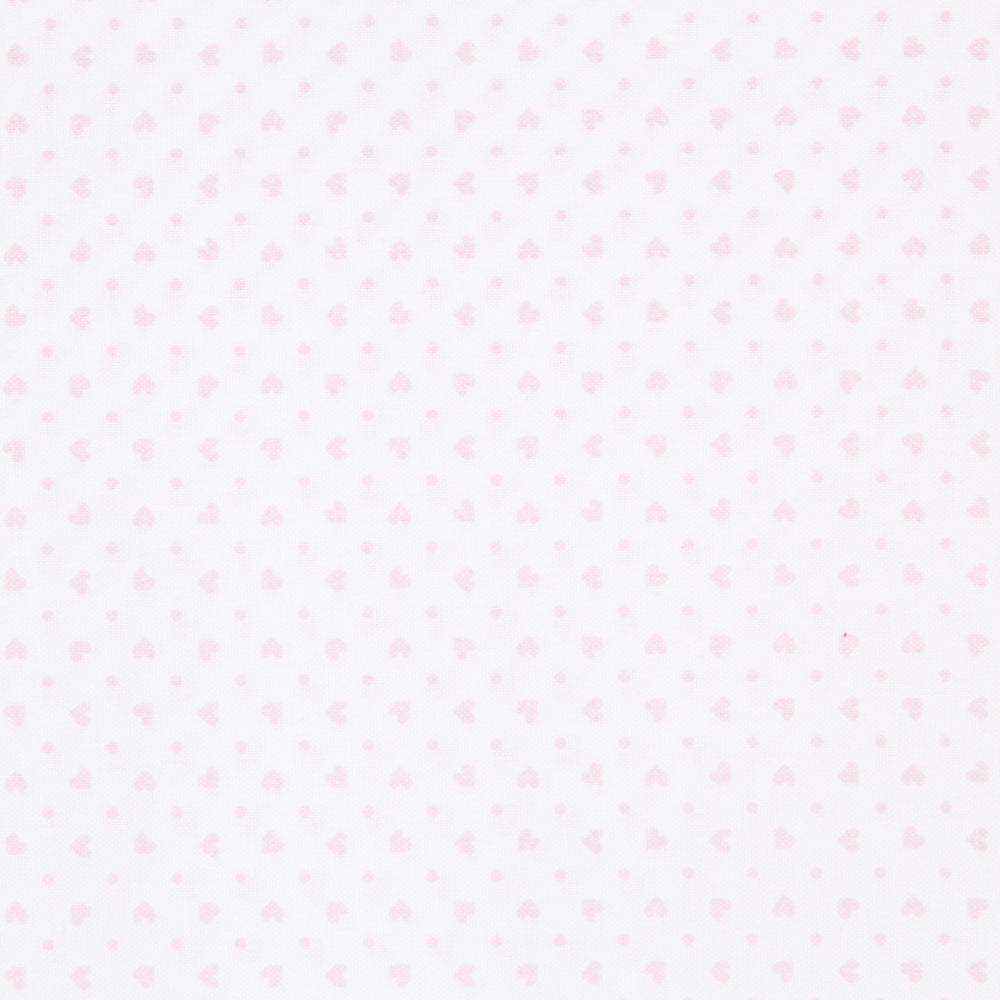 Tela Sábana Estampada Corazones Rosa - Ribes y Casals