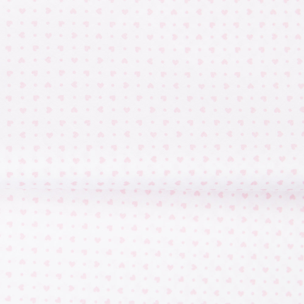 Tela Sábana Estampada Corazones Rosa - Ribes y Casals