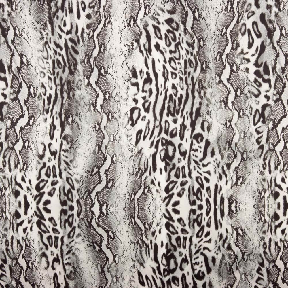 Satén Spandex Leopardo Gris - Ribes y Casals
