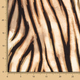 Satén Spandex Tigre Marrón - Ribes y Casals