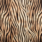 Satén Spandex Tigre Marrón - Ribes y Casals