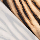 Satén Spandex Tigre Marrón - Ribes y Casals