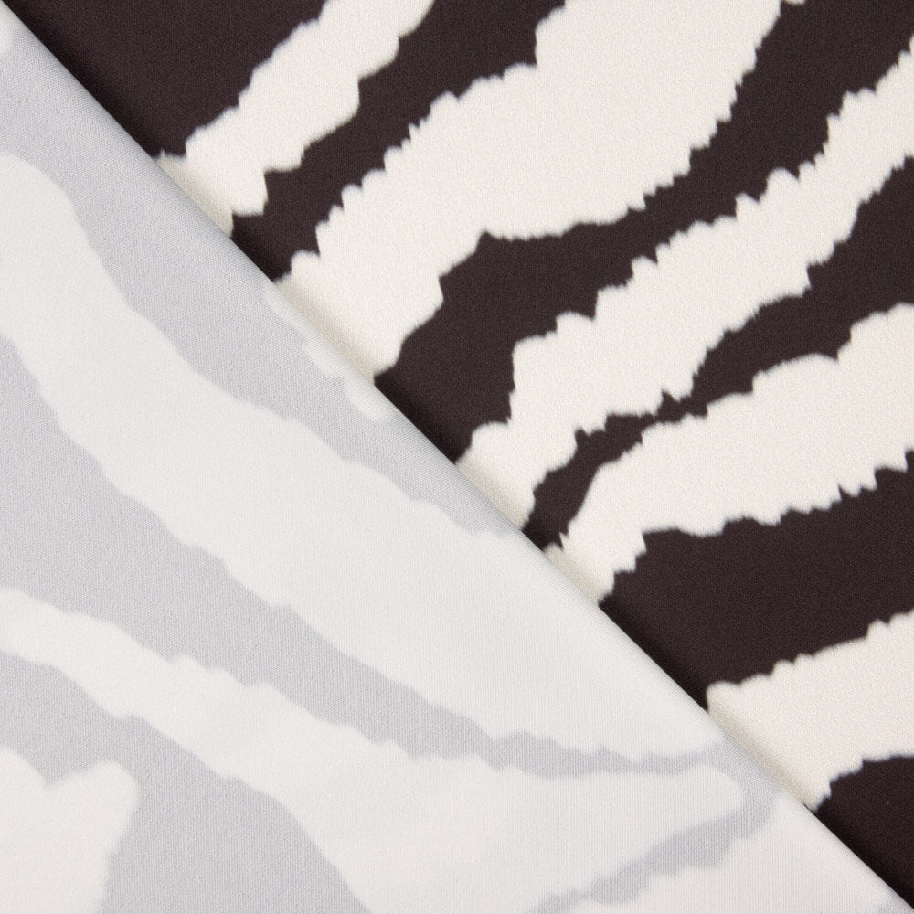 Satén Spandex Tigre Gris - Ribes y Casals