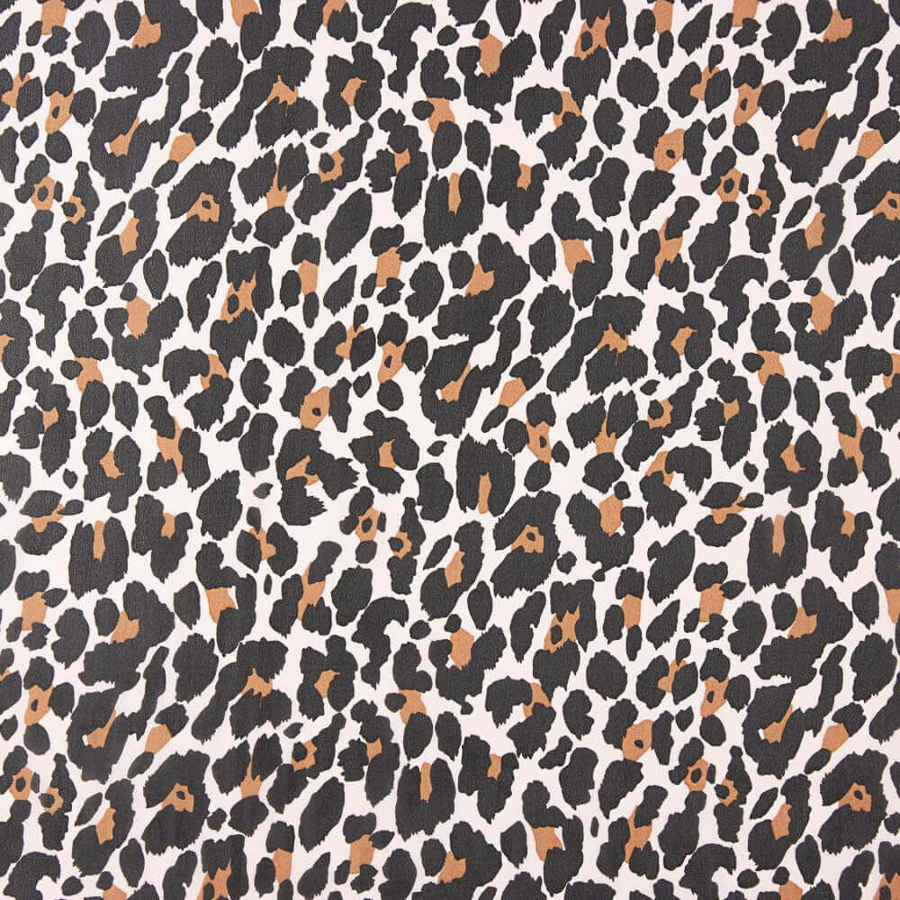 Gasa Poliéster Leopardo Rosa - Ribes y Casals