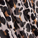 Gasa Poliéster Leopardo Rosa - Ribes y Casals