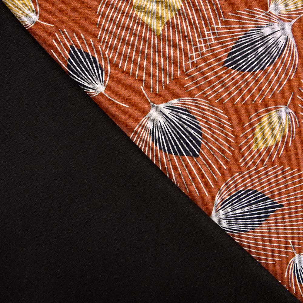 Punto Jersey Plumas Teja - Ribes y Casals