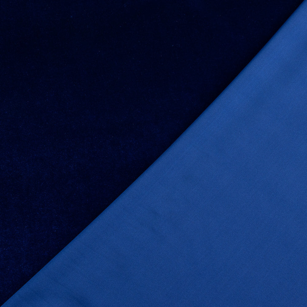 Terciopelo Bielástico Azul - Ribes y Casals