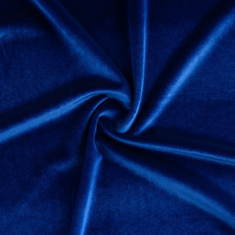 Terciopelo Bielástico Azul - Ribes y Casals