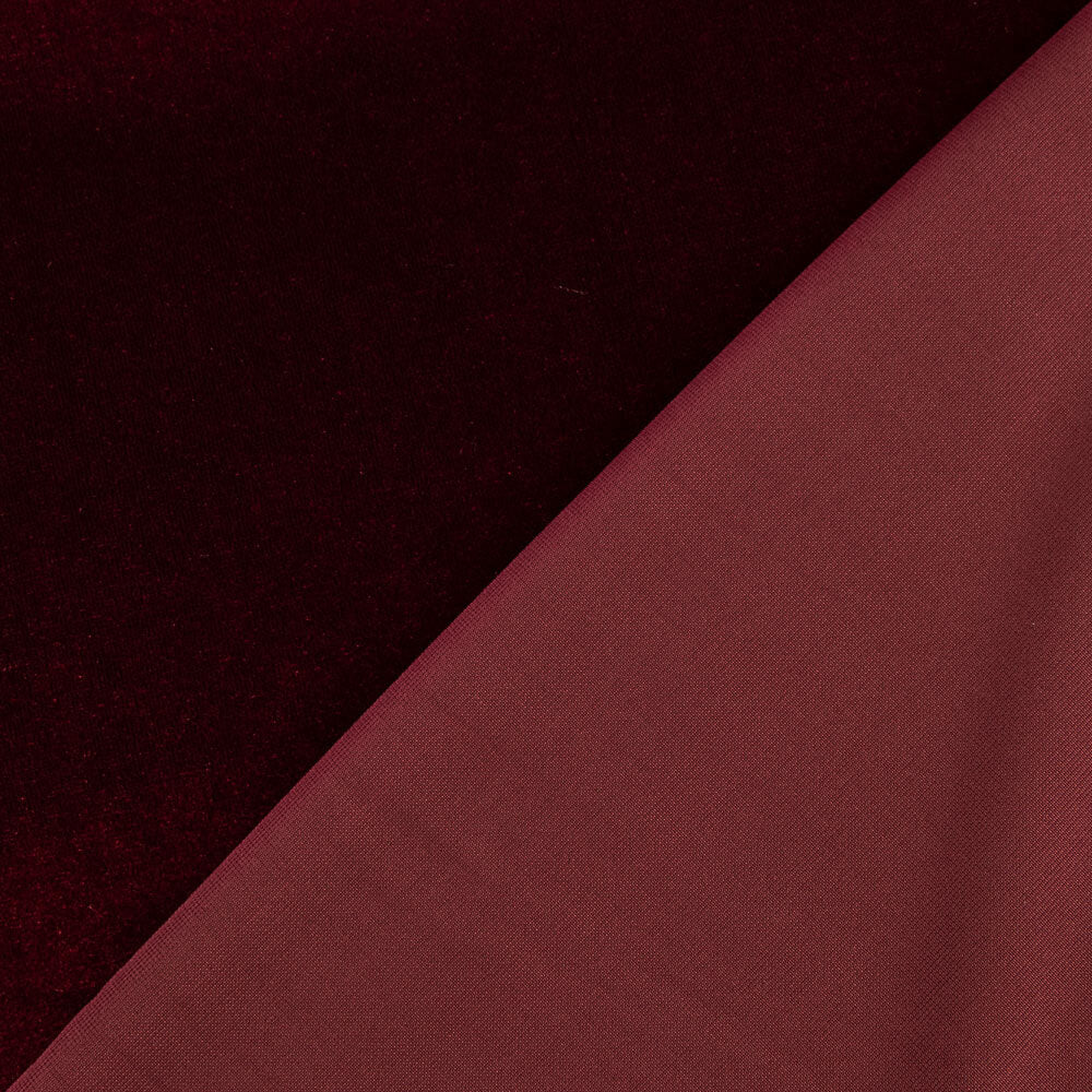 Terciopelo Bielástico Granate - Ribes y Casals