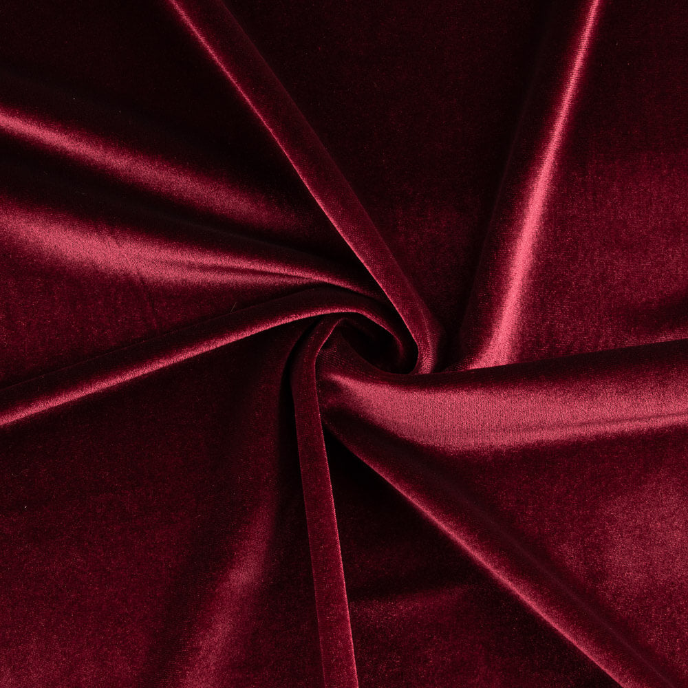 Terciopelo Bielástico Granate - Ribes y Casals