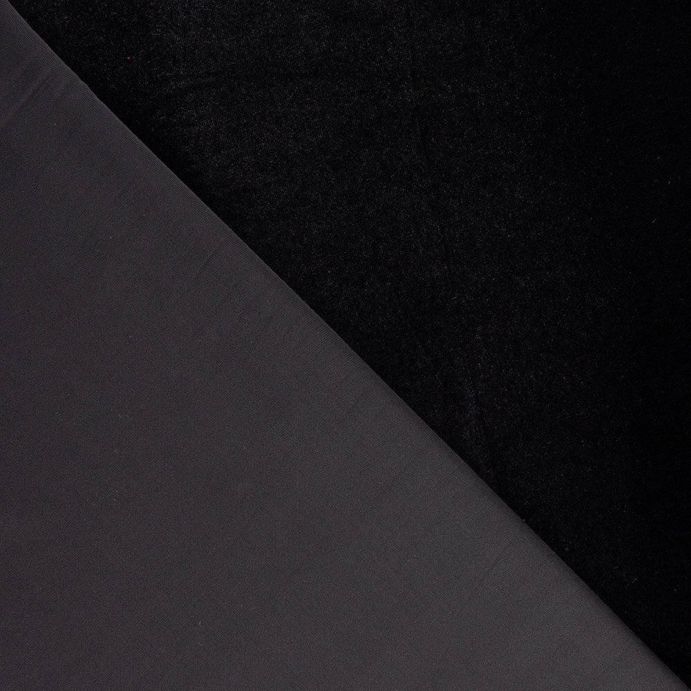Terciopelo Bielástico Negro - Ribes y Casals