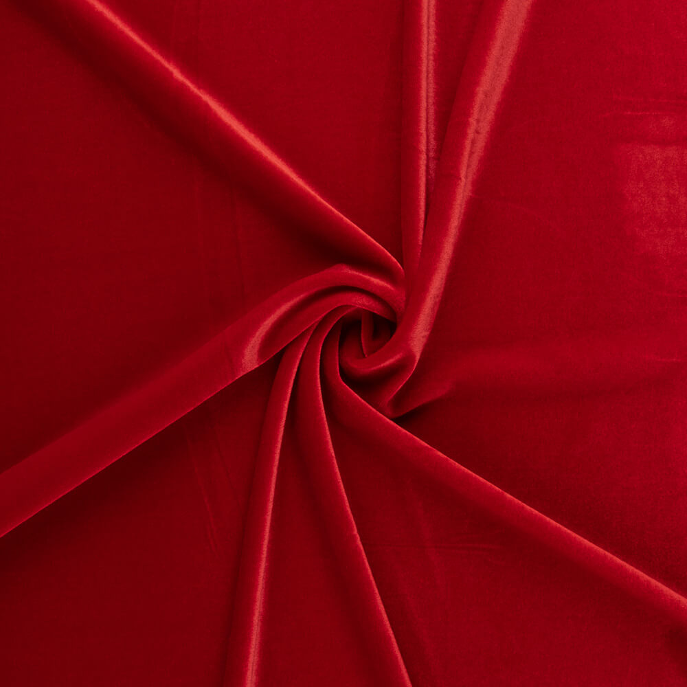 Terciopelo Bielástico Rojo - Ribes y Casals