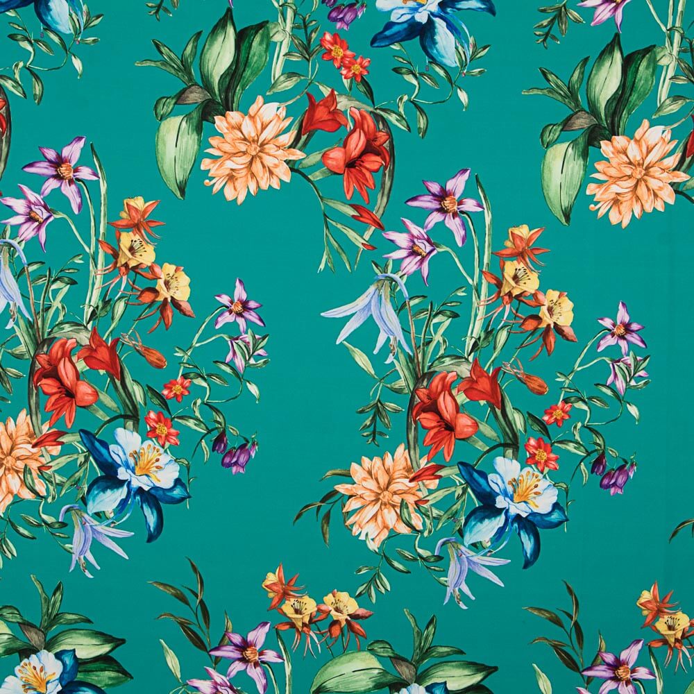 Georgette Tropical Zafiro - Ribes y Casals