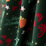 Algodón Navidad Merry Xmas Verde - Ribes y Casals