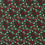 Algodón Navidad Bastón Caramelo Verde - Ribes y Casals