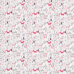 Viyela Estampada Lobos Roja - Ribes y Casals