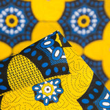 Retal Tela Wax Khalid 45x110 cm - Ribes y Casals