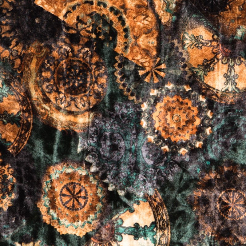 Terciopelo Elástico Medalla Verde - Ribes y Casals