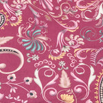 Terciopelo Estampado Barroco Bourdeos - Ribes y Casals