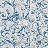 Terciopelo Fantasía Azul - Ribes y Casals