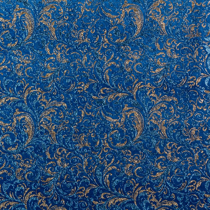 Terciopelo Fantasía Azulón - Ribes y Casals