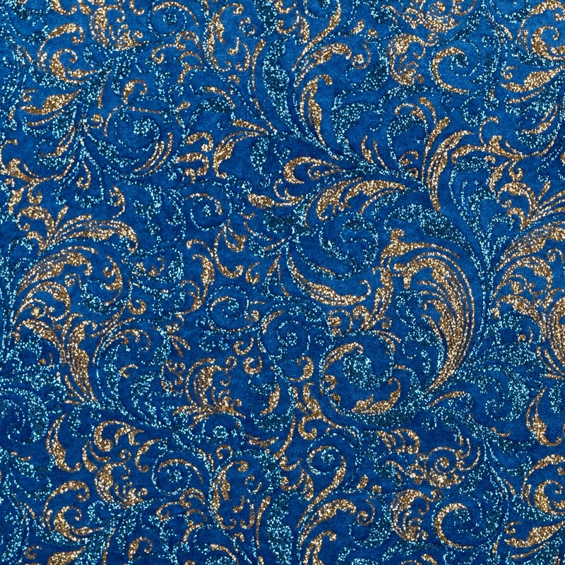 Terciopelo Fantasía Azulón - Ribes y Casals