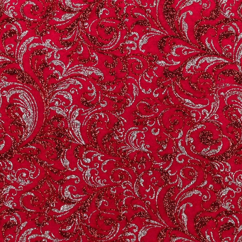 Terciopelo Fantasía Rojo - Ribes y Casals