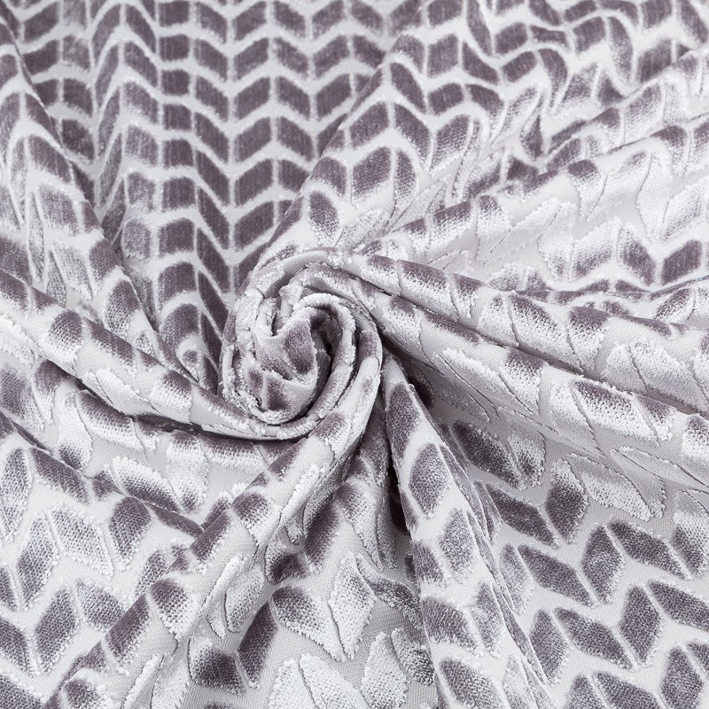 Terciopelo Jacquard Jacquard Plata - Ribes y Casals