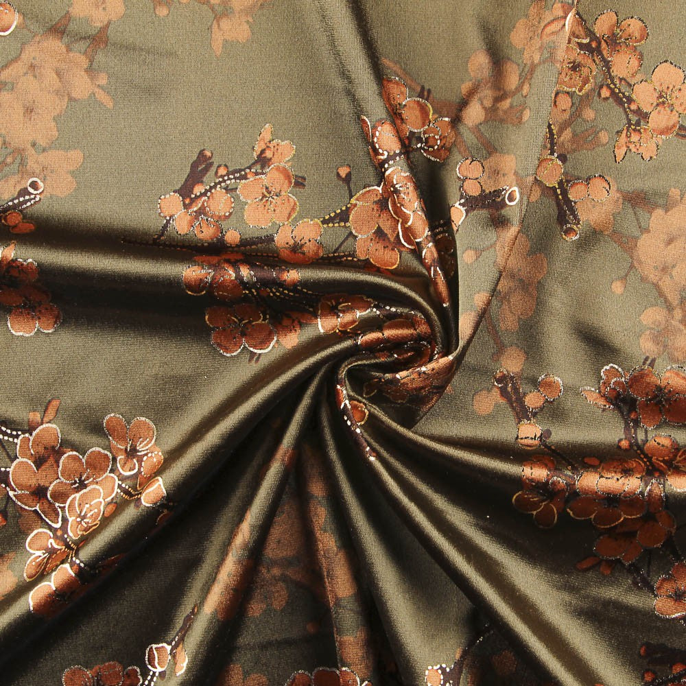 Terciopelo Lurex Florencia Oliva - Ribes y Casals